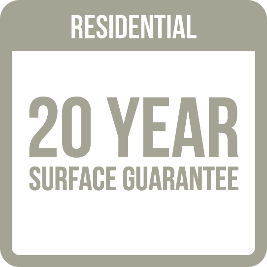 20 Year Surface guarantee Floorboard Feature Icon