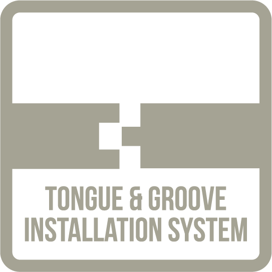 Tongue & Groove Installation System Floorboard Feature Icon
