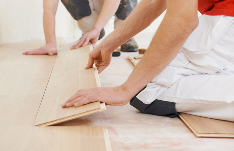 Floorboard Plank Package Installation
