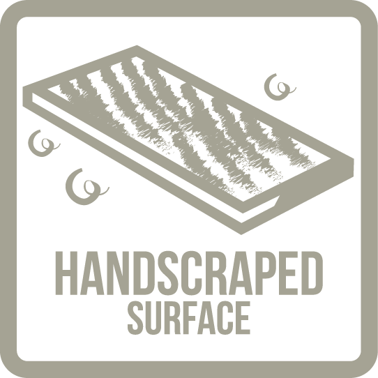 Handscraped Surface Flooring Icon