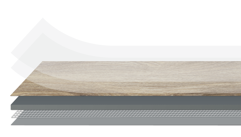 Luxury Vinyl Plank Floorboard Plank Blow Up Diagram
