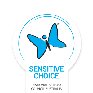 Sensitive Choice Logo With National Asthma Council Australia Subtext